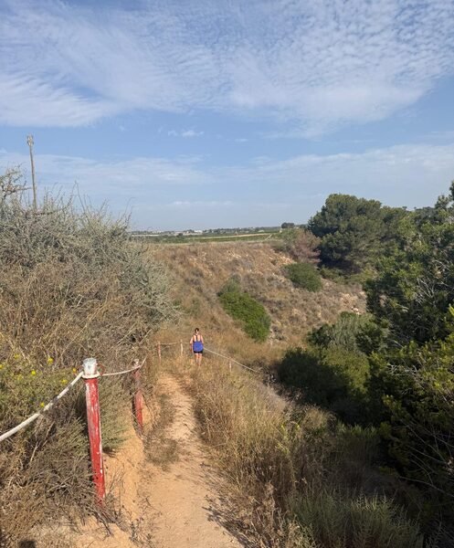 Wandelroute signpost Rio Seco