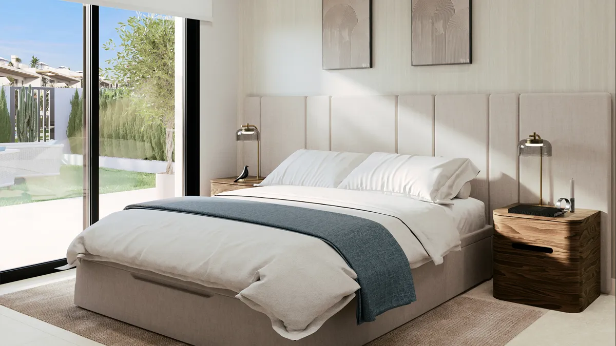 Gedeelde projectvisualisatie van een slaapkamer in Coronella Living by TM