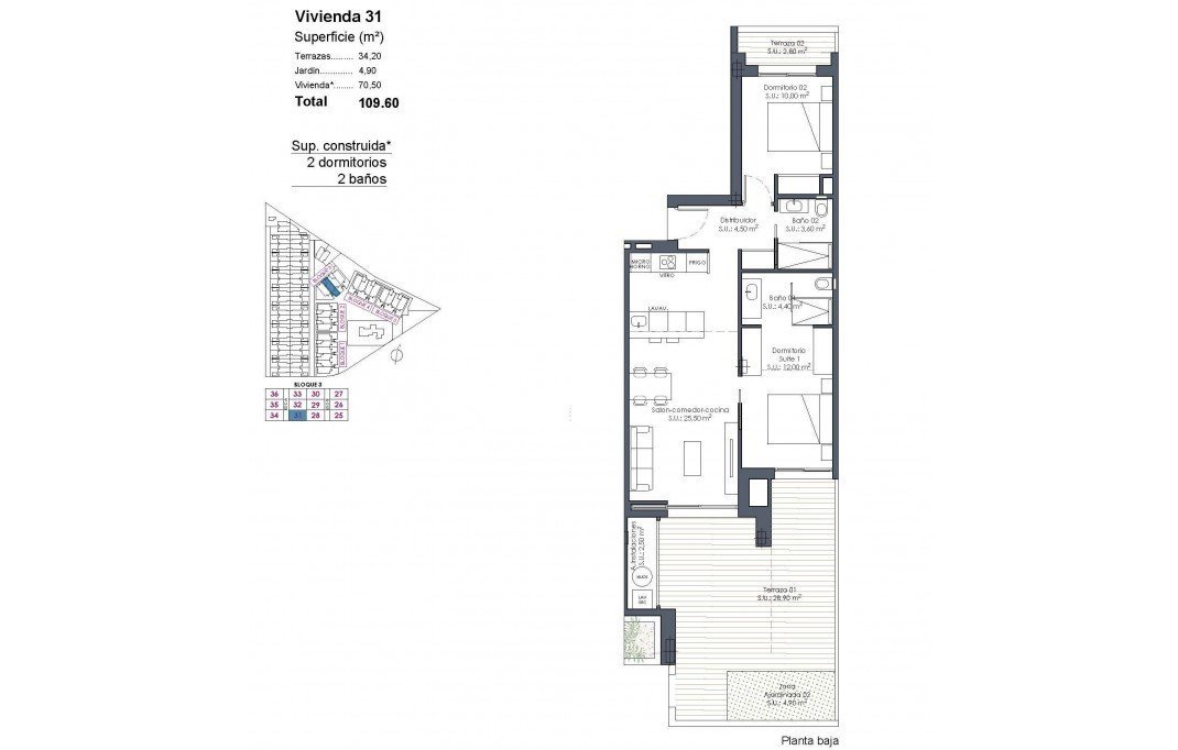 Plattegrond appartement