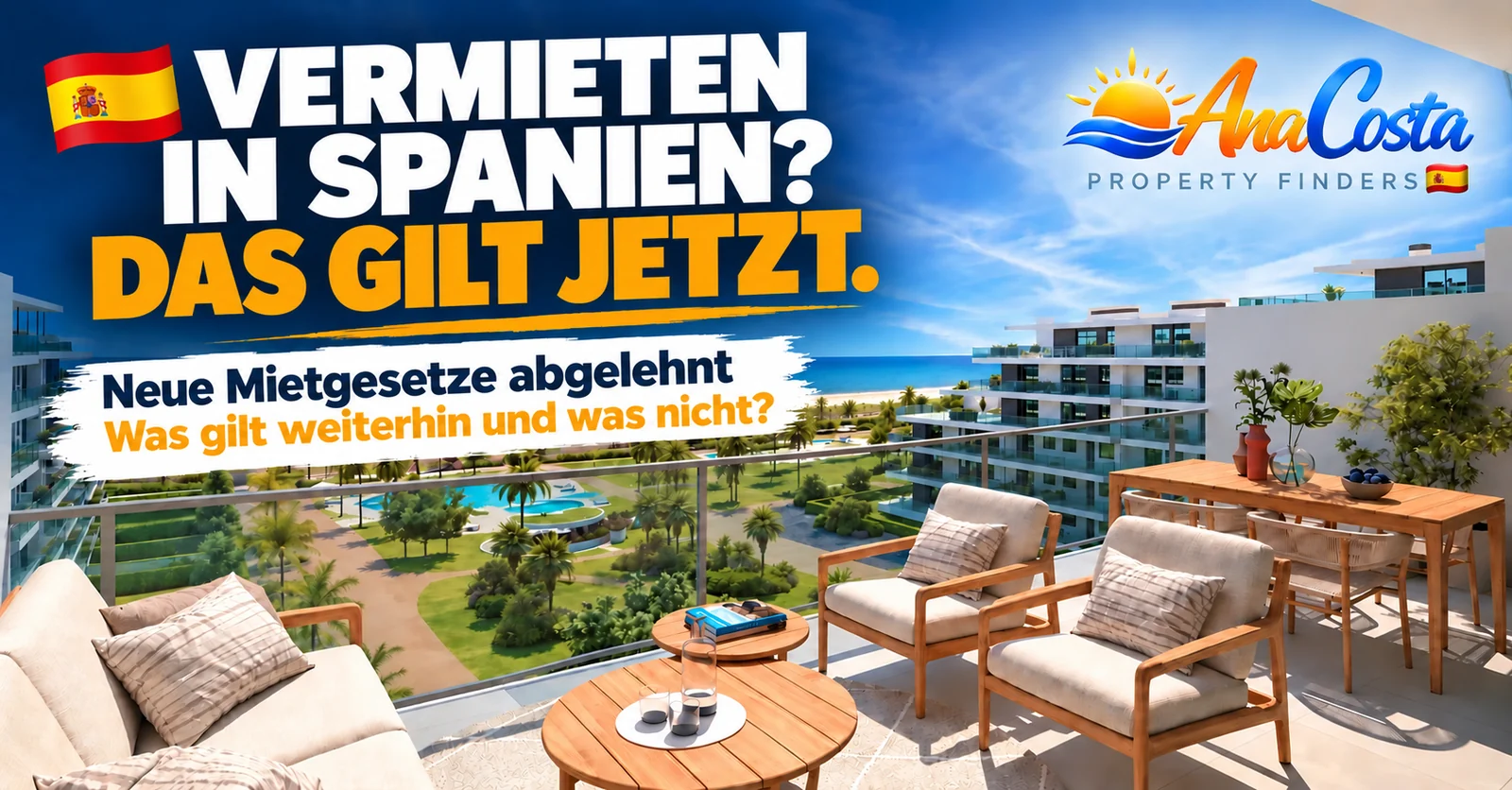 Vermieten in Spanien? Das gilt jetzt. Neue Mietgesetze abgelehnt – was gilt weiterhin und was nicht?