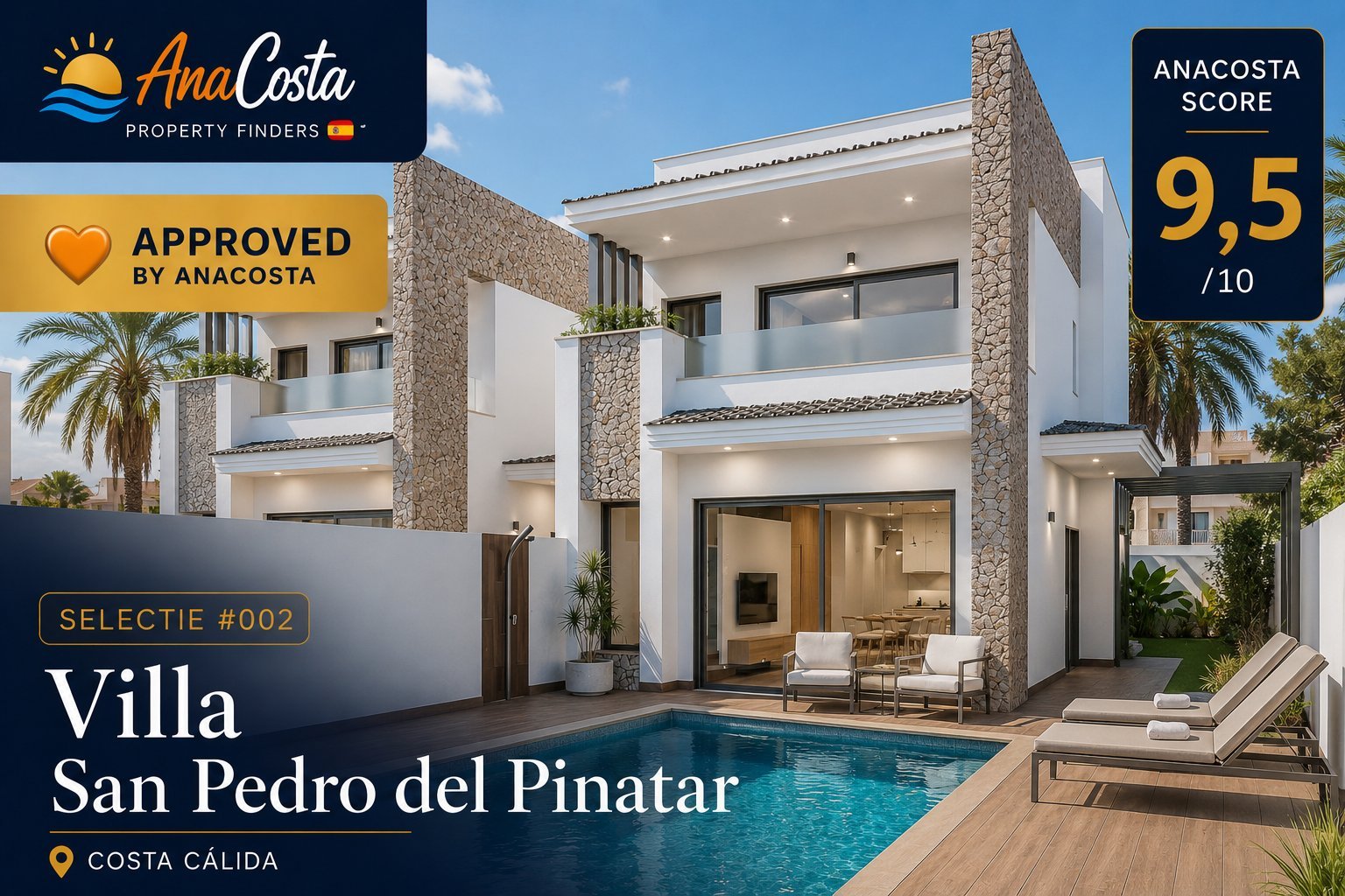Villa San Pedro del Pinatar - Approved by AnaCosta - Score 9,5